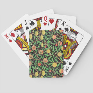 Jeu De Cartes William Morris Fruit Grenade Citron Motif