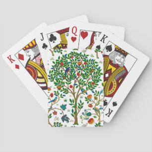 Jeu De Cartes William Morris Motif de l'arbre de vie