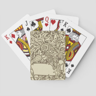 Jeu De Cartes William Morris Owl Floral Design Vintage