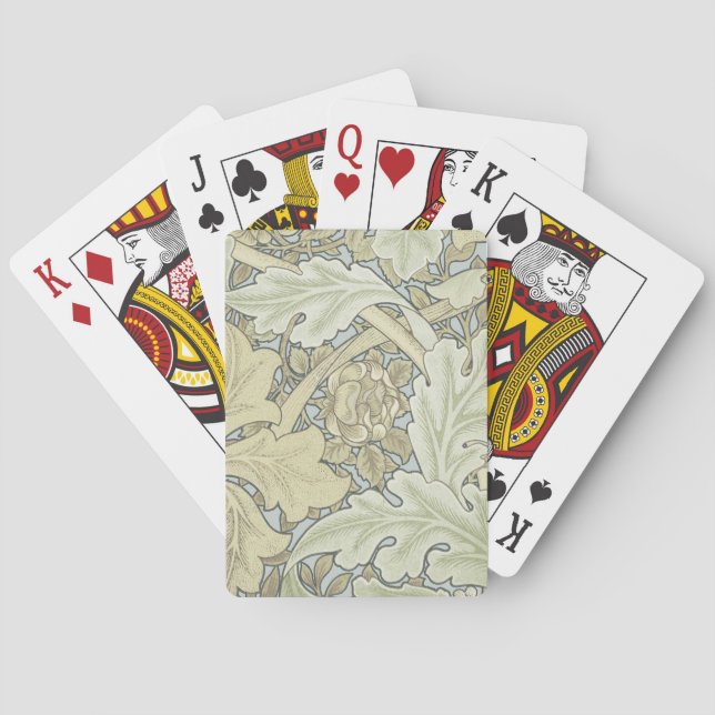 Jeu De Cartes William Morris St James Acanthus Fond d'écran (dos)