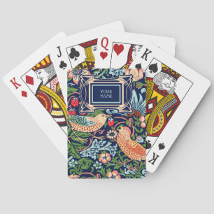 Jeu De Cartes William Morris Strawberry Thief Jouer des cartes