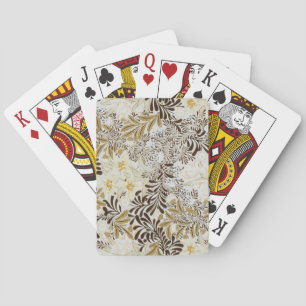 Jeu De Cartes William Morris Vintage Hyacinthe Floral Art Nouvea