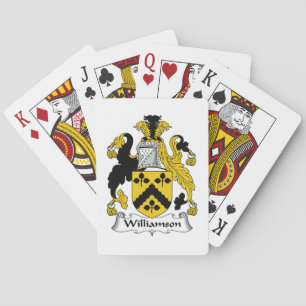 Jeu De Cartes Williamson Family Crest