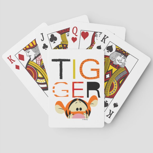 Jeu De Cartes Winnie the Pooh - Tigger Editorial Playing Cards (dos)