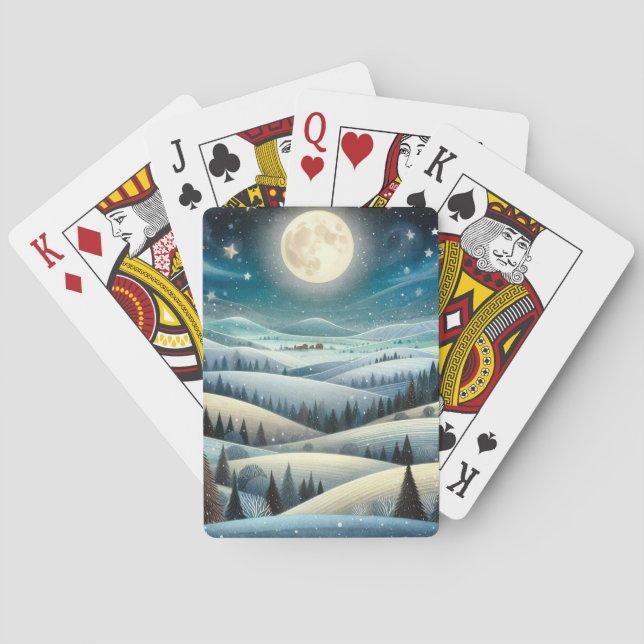 Jeu De Cartes Winter Hillsides (dos)