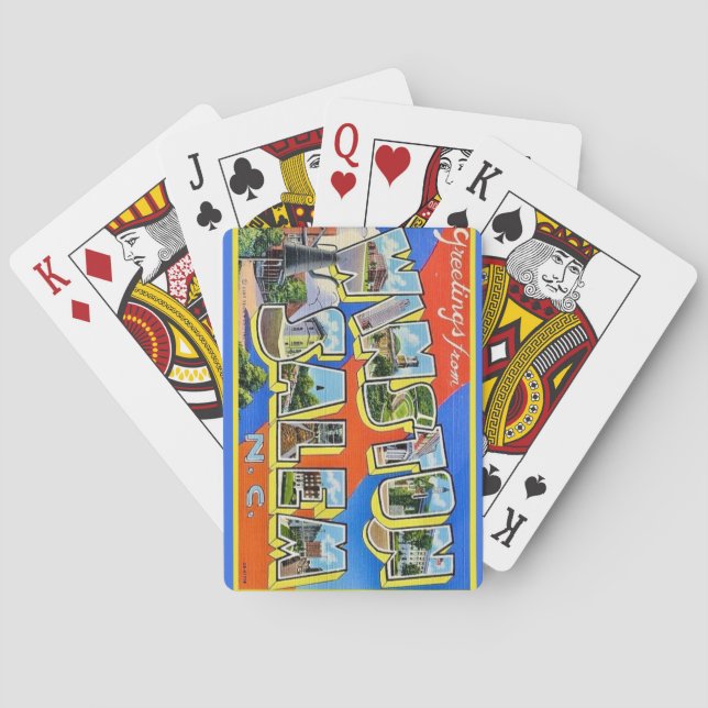 Jeu De Cartes Wiston coloré Salem NC Lecture Cartes (dos)