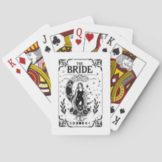 Jeu De Cartes Witchy Bachelorette Bride Coven Gothic Wedding