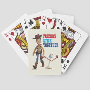 Jeu De Cartes Woody & Forky Marcher Ensemble Jouer Des Cartes
