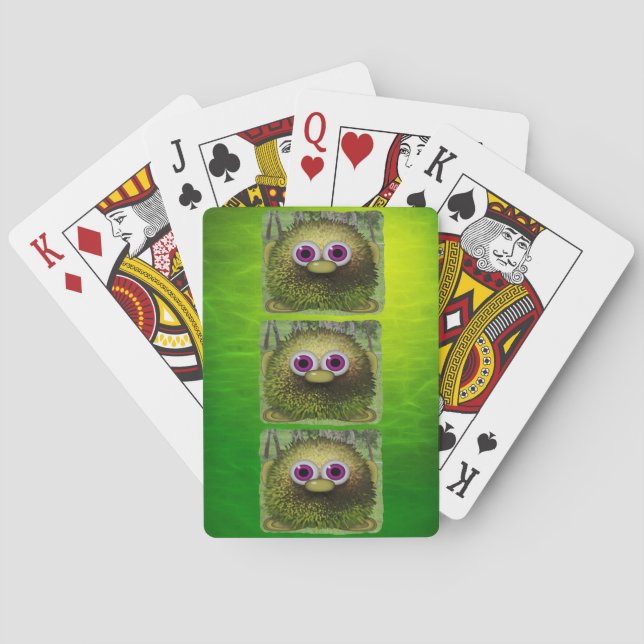 Jeu De Cartes Wuzzy Butt Funny Enfants Jouer à la carte Deck (dos)