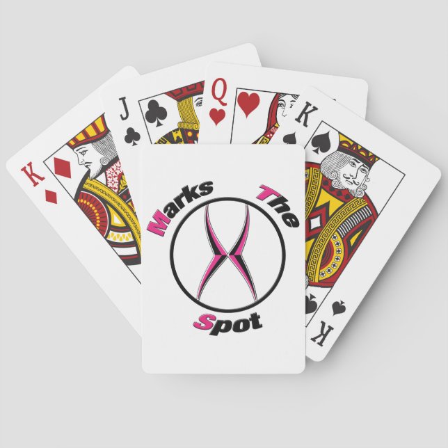 Jeu De Cartes X marque le point (dos)