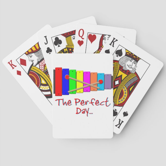 Jeu De Cartes Xylophone de jour parfait (dos)