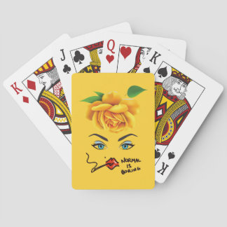 Jeu De Cartes Yellow Normal Is Boring Bicycle Playing Cards
