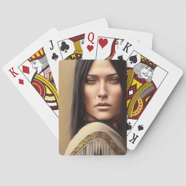 Jeu De Cartes Yeux autochtones (dos)
