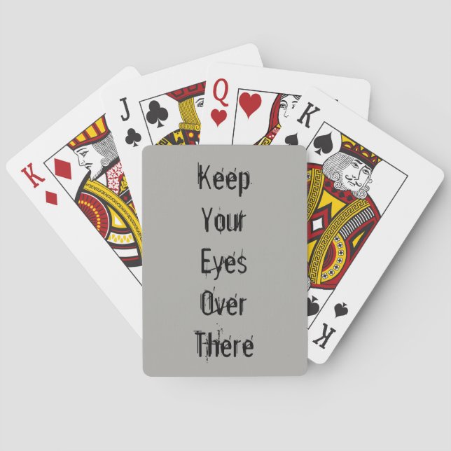 Jeu De Cartes Yeux Jouer des cartes (dos)