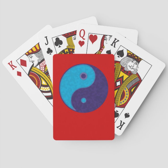 Jeu De Cartes yin yang zen méditation tao (dos)