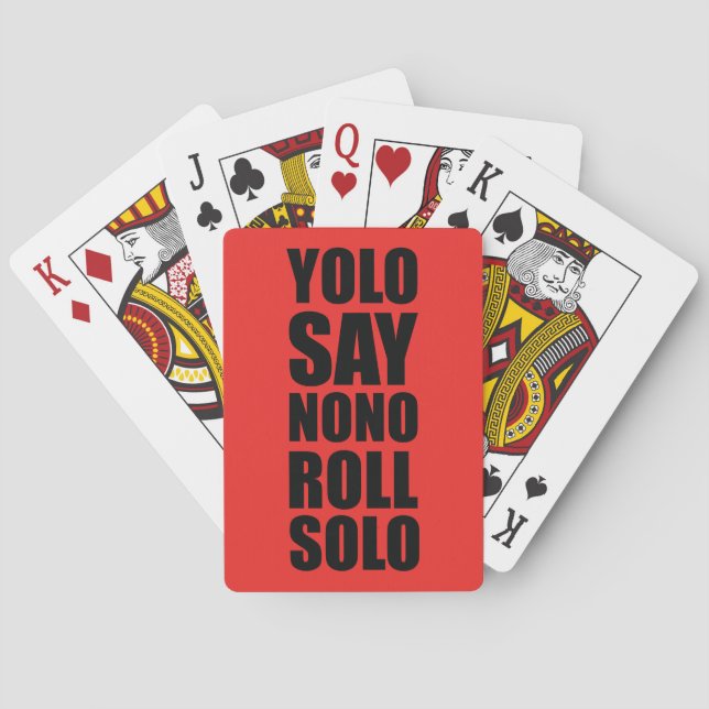 Jeu De Cartes YOLO Roll Solo (dos)