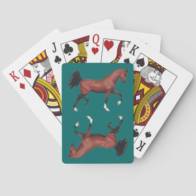 Jeu De Cartes Z Brown Bay Horse Pony Lover (dos)