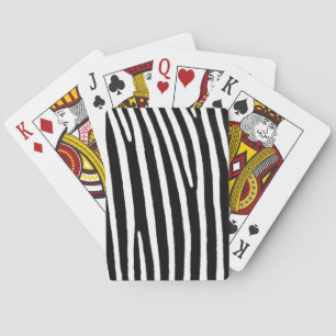 Jeu De Cartes Zebra poster de animal