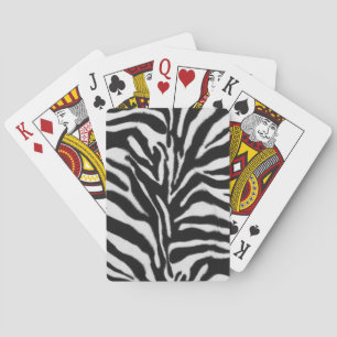 Jeu De Cartes Zebra skin pattern