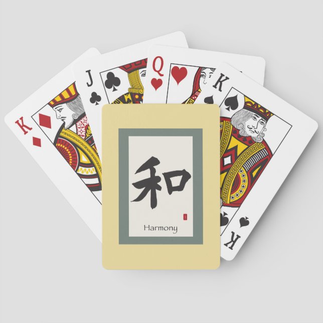 Jeu De Cartes Zen Scroll "Harmonie" (dos)