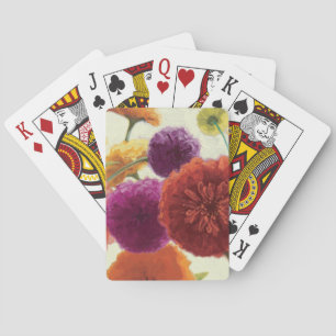 Jeu De Cartes Zinnias purs de palette
