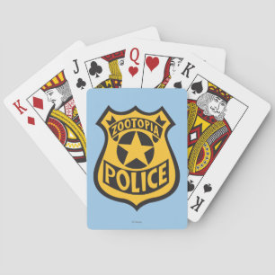 Jeu De Cartes Zootopia   Badge de police Zootopia