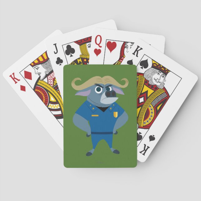 Jeu De Cartes Zootopia | Chief Bogo Playcate (dos)