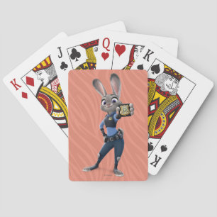 Jeu De Cartes Zootopia   Judy Hopps - Affichage d'un insigne