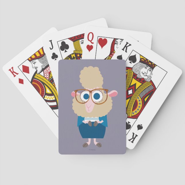 Jeu De Cartes Zootopia | Le maire adjoint Bellwether joue des ca (dos)