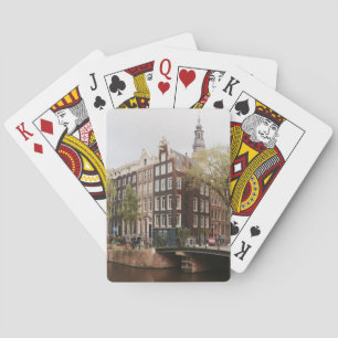 Jeu De Cartes Zuiderkerk Amsterdam Holland Church Canal