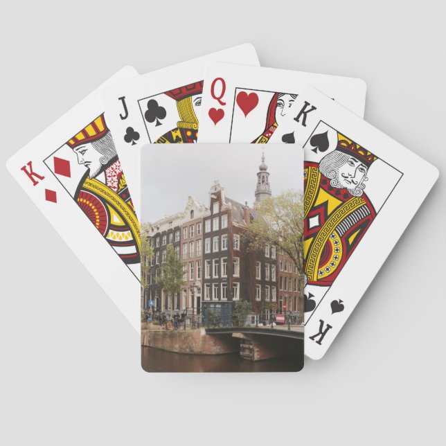 Jeu De Cartes Zuiderkerk Amsterdam Holland Church Canal (dos)