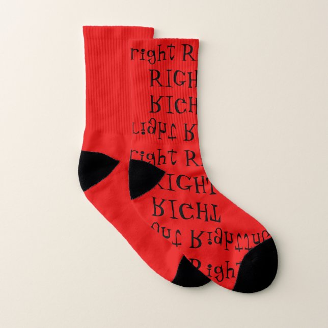 Jeu de chaussettes de pieds gauche et droit par wh (Paire)