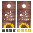 M. Mme Rustic Sunflower Réception de mariage