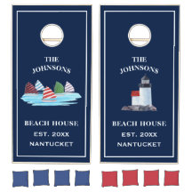 Marine côtière Nantucket Beach Maison Nom de famil