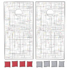 Motif géométrique abstrait coloré