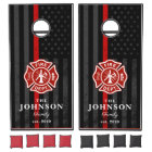 Pompier Drapeau Américain Thématique Croix Maltais