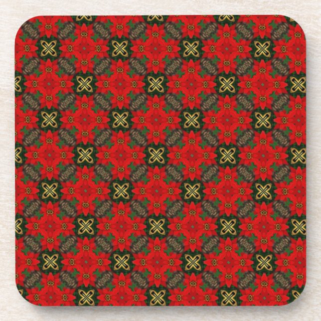 Jeu de Dessous de verre de liège de Noël (Devant)