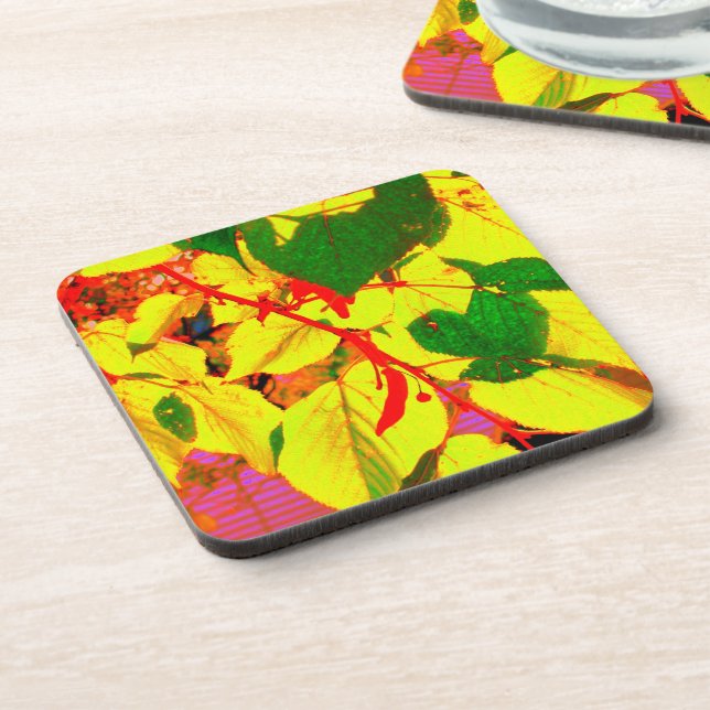Jeu de Dessous de verre de liège 'Glower Autumn Le (Côté gauche)