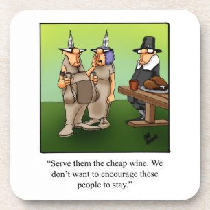 Jeu de Dessous de verre d'Humours à vin amusant