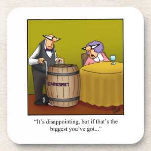 Jeu de Dessous de verre d'Humours à vin Hilarious
