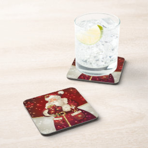 Jeu de Dessous de verre Holiday Père Noël
