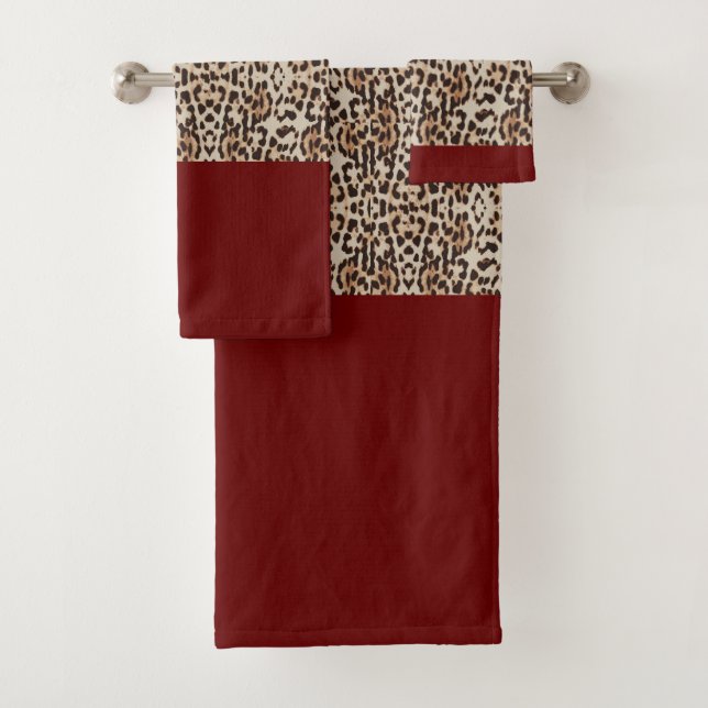 jeu de draps d'impression de guépards (En situation)