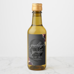 Jeu de Étiquette de mini bouteilles de vin RIP 20s