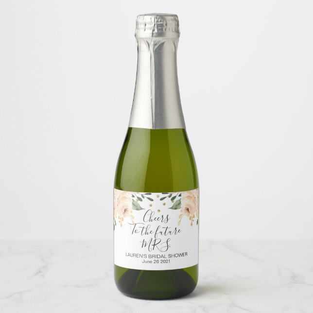 Jeu de Étiquettes de nourriture et de boissons flo (Devant)