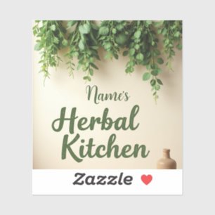 Jeu de Étiquettes d'épices de plantes de nom perso