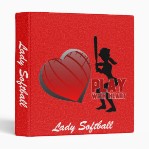 Jeu de filles avec le classeur du base-ball de
