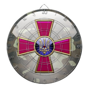 Jeu De Fléchettes [200] Emblème des forces armées ukrainiennes