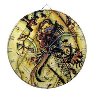 Jeu De Fléchettes À la voix inconnue de Kandinsky
