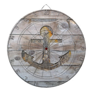 Jeu De Fléchettes Ancre rouillée de bateau