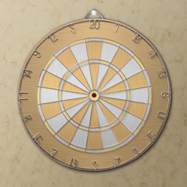Jeu De Fléchettes Argent et or (Créateur téléchargé)